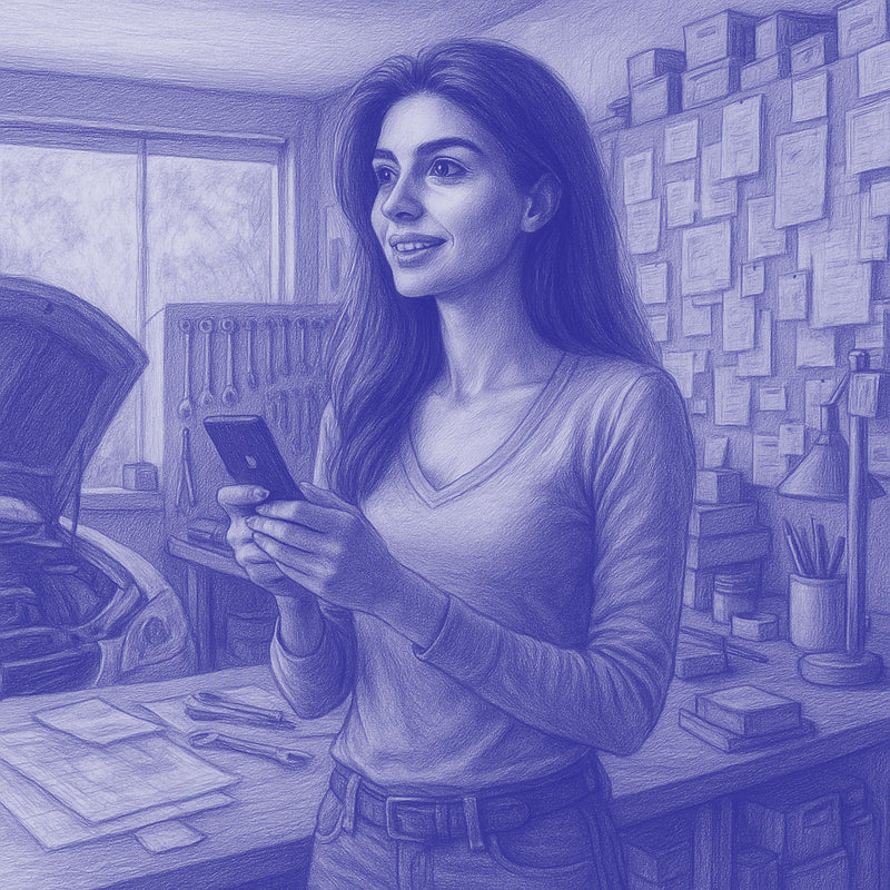 Lucía se dio cuenta de que su coche necesitaba una reparación urgente.