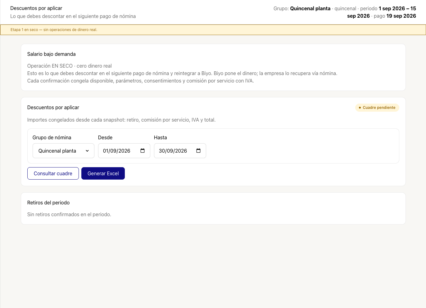 Descuentos por aplicar
